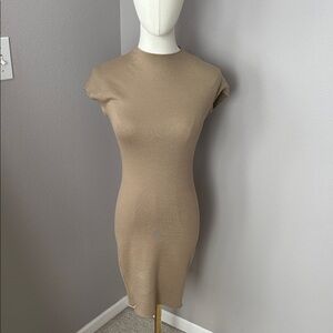 Zara Tan Bodycon Midi